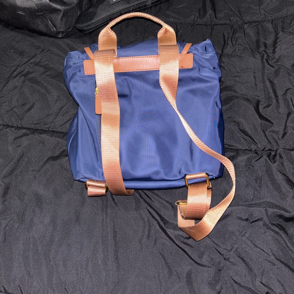 Calvin Klein Blue and Brown Backpack - Picture 4 of 5